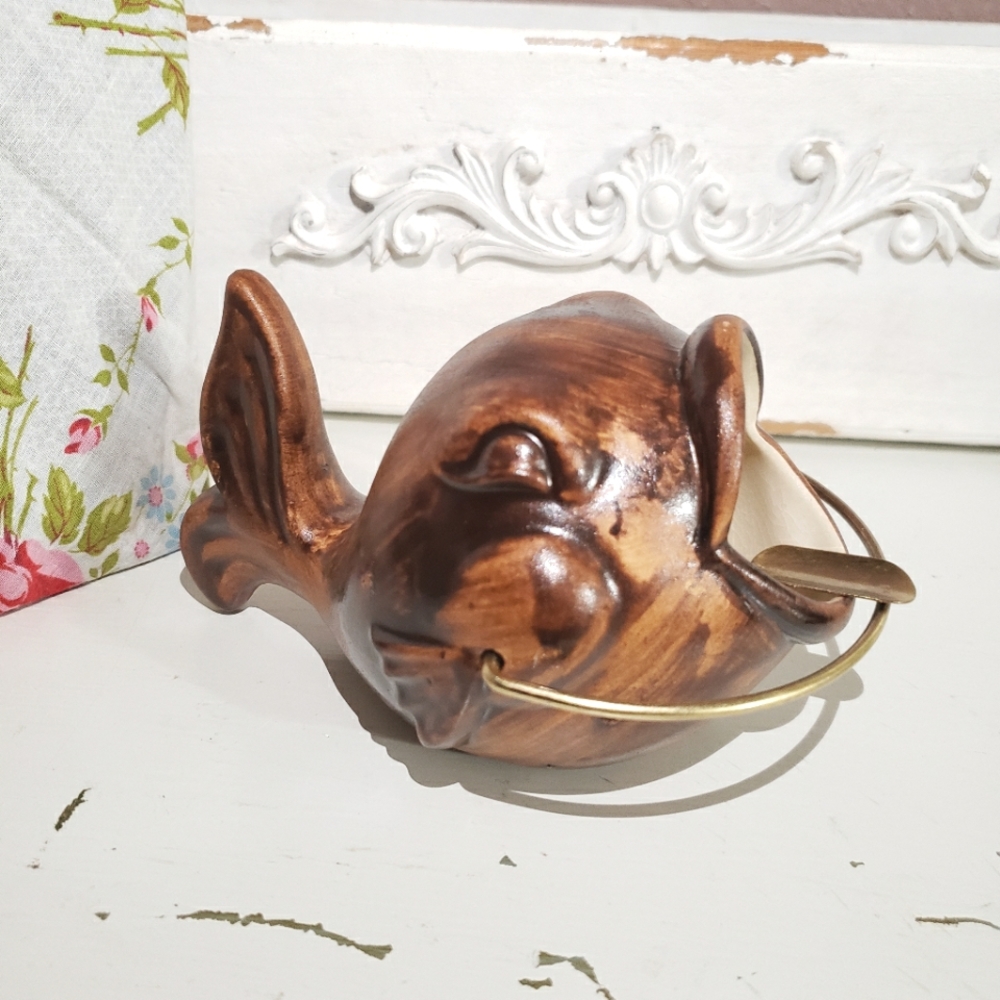 Vtg Fish Ashtray